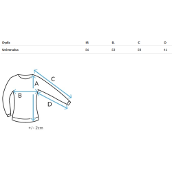 Sieviešu pelēks/balts džemperis Tango