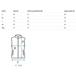 Sieviešu melna divpusējā veste Bora Sieviešu melna divpusējā veste Bora