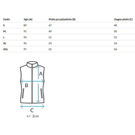Sieviešu brūna divpusējā veste Bora Sieviešu vestes