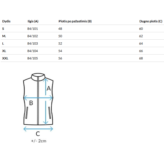 Sieviešu melna garā veste Meris Sieviešu vestes