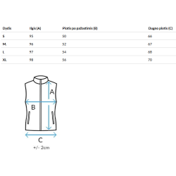 Sieviešu brūna garā veste Skyler Sieviešu brūna garā veste Skyler