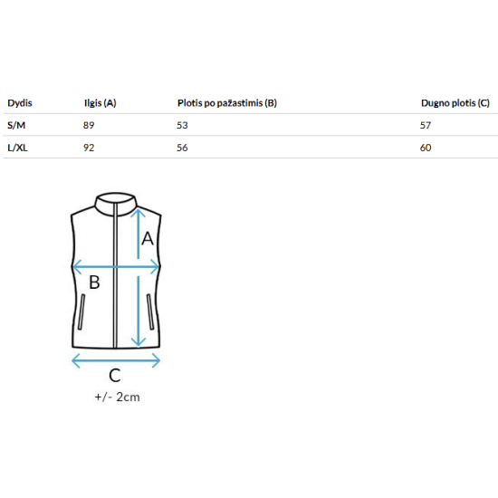 Sieviešu melns/zils apakškrekliņš Chester Sieviešu vestes