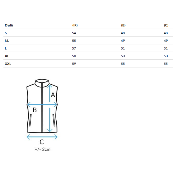 Sieviešu balta divpusējā veste Puff Sieviešu vestes