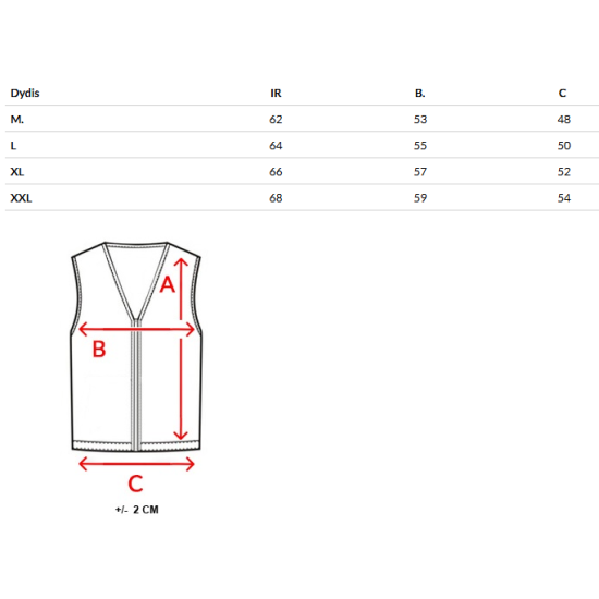Vīriešu balta veste Pole TX5083 - Vīriešiem Vīriešu balta veste Pole Vestes