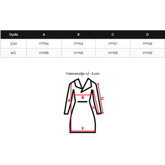 Sieviešu melns mētelis ar kažokādu Korin Sieviešu jakas