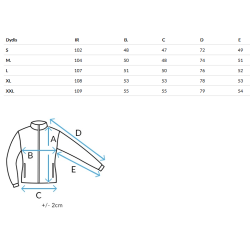 Sieviešu stepēta melna jaka Oris