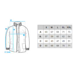 Vīriešu tumši zila jaka Aron