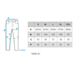 Vīriešu zilas bikses Cosmi