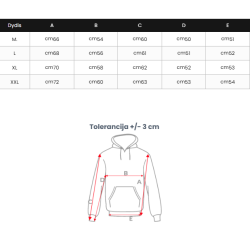 Vīriešu melns džemperis ar kapuci Skull Vīriešu melns džemperis ar kapuci Skull