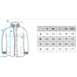 Vīriešu melna jaka Performance