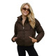 Sieviešu tumši brūna jaka Beni