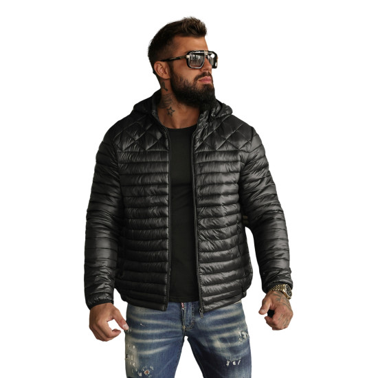 Vīriešu melna jaka Astor Vīriešu jakas un mēteļi