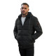 Vīriešu melna ziemas jaka Martim Ziemas jakas