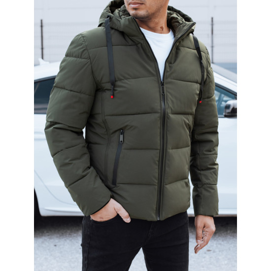 Vīriešu haki krāsas ziemas jaka Nevex Jakas