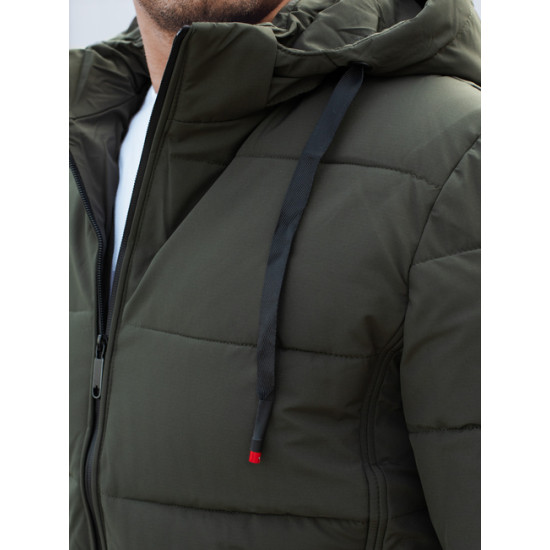 Vīriešu haki krāsas ziemas jaka Nevex Jakas