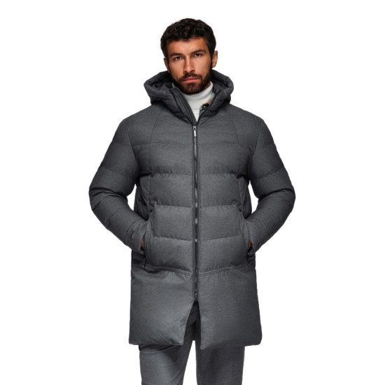 Vīriešu pelēka ziemas jaka Alf Ziemas jakas