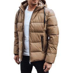 Vīriešu gaiši brūna ziemas jaka Nevex