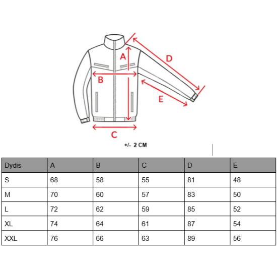 Vīriešu ziemas jaka melnā krāsā, Nevex Ziemas jakas