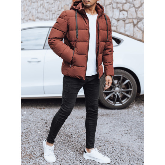 Vīriešu tumši brūna ziemas jaka Nevex Jakas