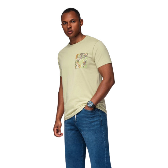 Vīriešu gaiši zaļš T-krekls David T-krekls