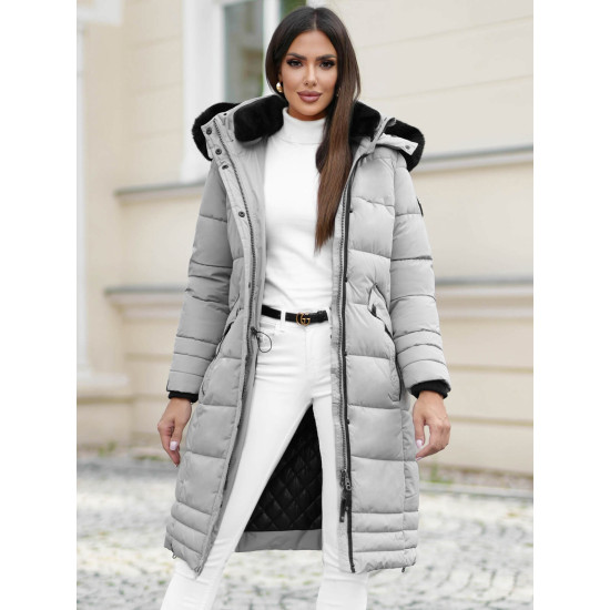 Sieviešu gara pelēka ziemas jaka Marni Jakas
