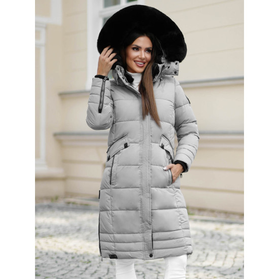 Sieviešu gara pelēka ziemas jaka Marni Jakas