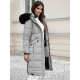 Sieviešu gara pelēka ziemas jaka Marni Jakas