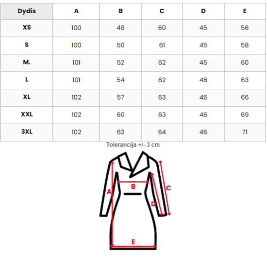 Sieviešu gara pelēka ziemas jaka Marni Jakas