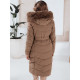 Sieviešu brūna ziemas jaka Emi Sieviešu jakas