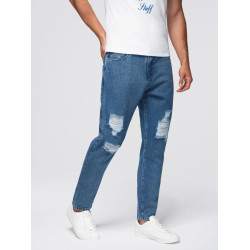 Vīriešu zilie džinsi Grozs