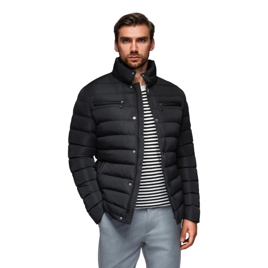 Vīriešu melna jaka Olten Vīriešu jakas un mēteļi