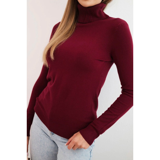 Sieviešu bordo džemperis Cloud