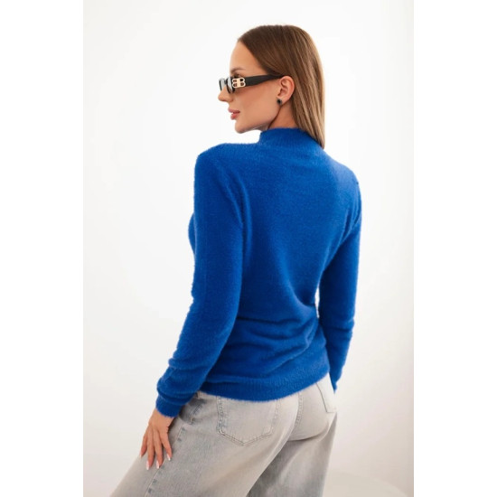 Sieviešu zils alpakas džemperis Lindi Sieviešu džemperi