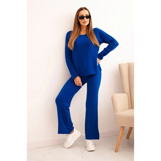 Sieviešu zils komplekts Lora Sieviešu uzvalki