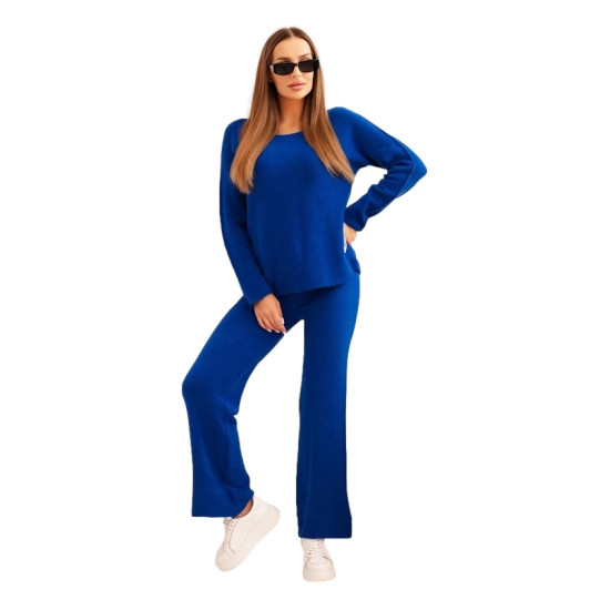 Sieviešu zils komplekts Lora Sieviešu uzvalki