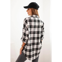 Sieviešu melns rūtains krekls Copo Sieviešu melns rūtains krekls Copo
