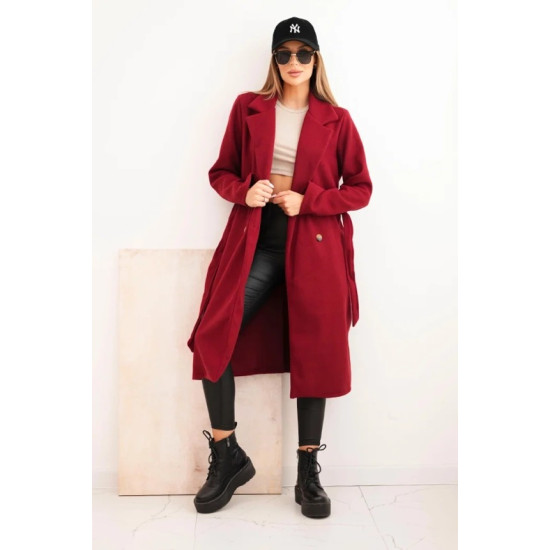 Sieviešu bordo krāsas mēteļi Maris Sieviešu jakas