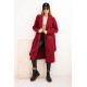 Sieviešu bordo krāsas mēteļi Maris Sieviešu jakas