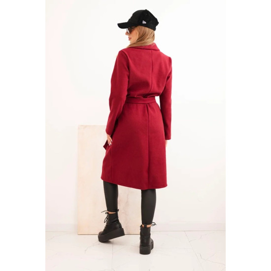 Sieviešu bordo krāsas mēteļi Maris Sieviešu jakas