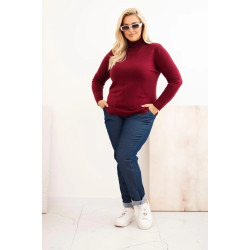 Sieviešu bordo džemperis Nolo