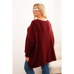 Sieviešu bordo džemperis Lori