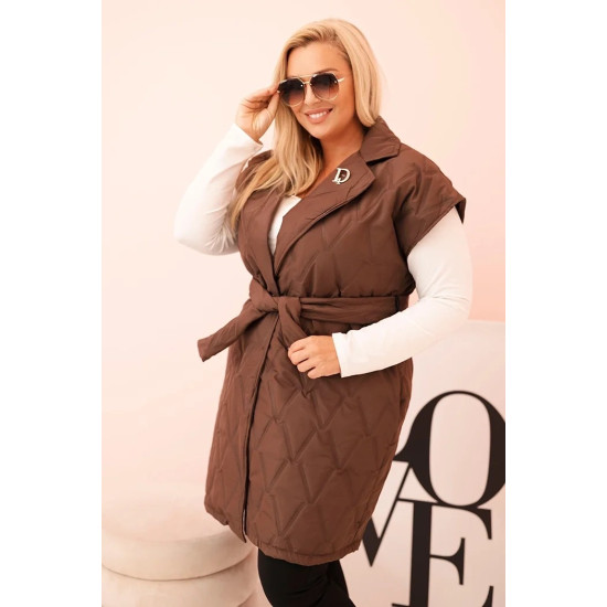 Sieviešu brūna veste Dalic Sieviešu vestes