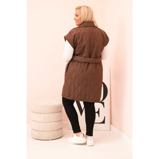 Sieviešu brūna veste Dalic Sieviešu vestes