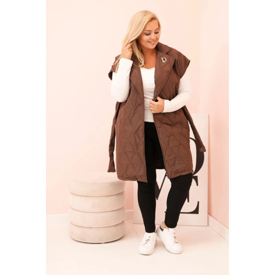 Sieviešu brūna veste Dalic Sieviešu vestes