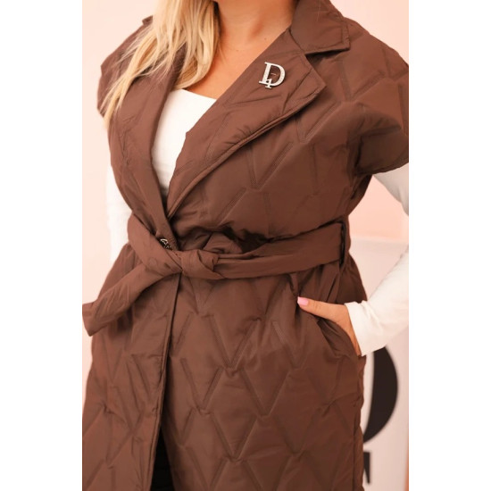 Sieviešu brūna veste Dalic Sieviešu vestes