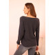 Sieviešu tumši pelēks džemperis Remo Sieviešu džemperi