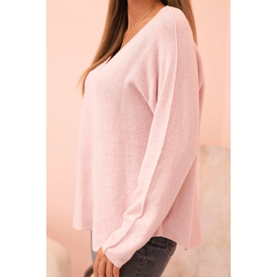 Sieviešu gaiši rozā džemperis Remo Sieviešu džemperi