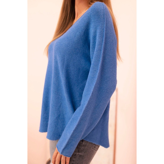 Sieviešu zils džemperis Remo Sieviešu džemperi