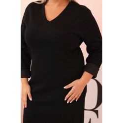 Sieviešu melna kleita Sals