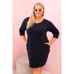 Sieviešu tumši zila kleita Self Sieviešu tumši zila kleita Self